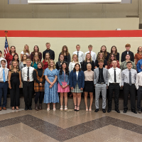 Vantage Students Inducted Into NTHS! 