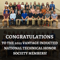 Vantage Inducts 34 into National Technical Honor Society