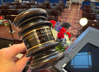 Vantage Career Center Students Craft Gift for Senator Robert McColley