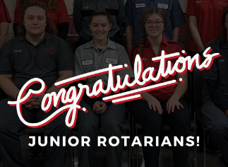 Congratulations Junior Rotarians!