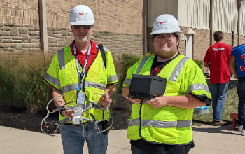 Vantage Adult Drone Training Instructor and Student