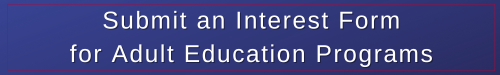 Logo that links to adult education application
